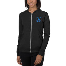 Load image into Gallery viewer, TealQueen Unisex zip hoodie