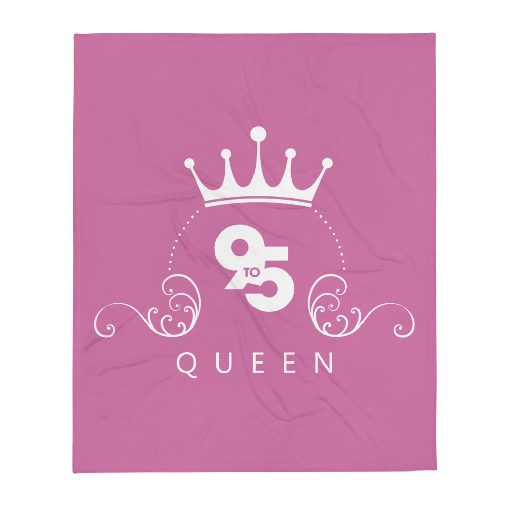 #9to5Queen Throw Blanket