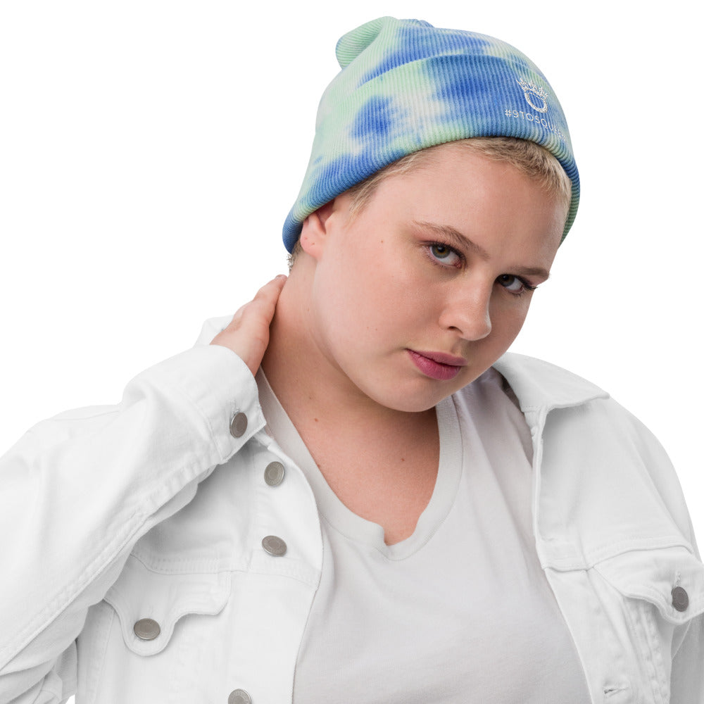 #9to5Queen Tie-Dye Beanie